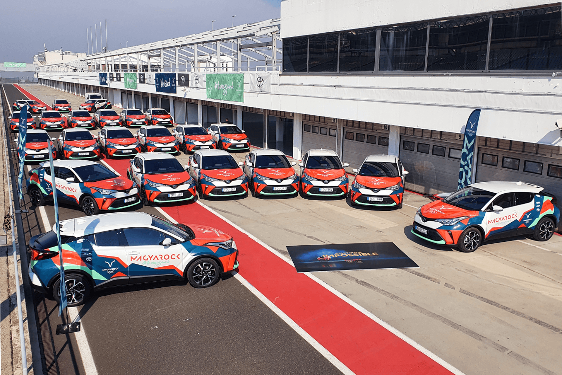 Olimpiai Csapat flotta dekor