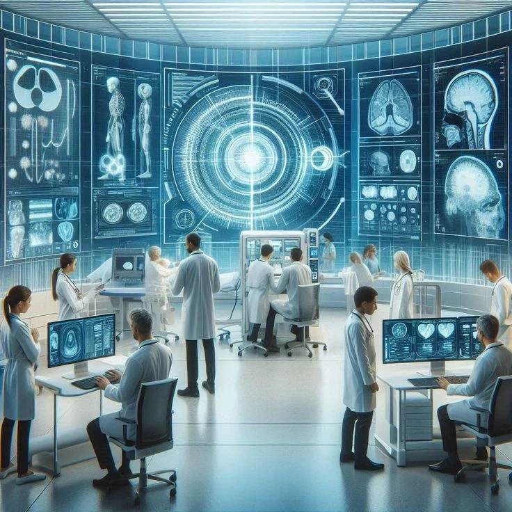 Modern Healthcare Integration: AI Diagnostics and High-Tech Equipment