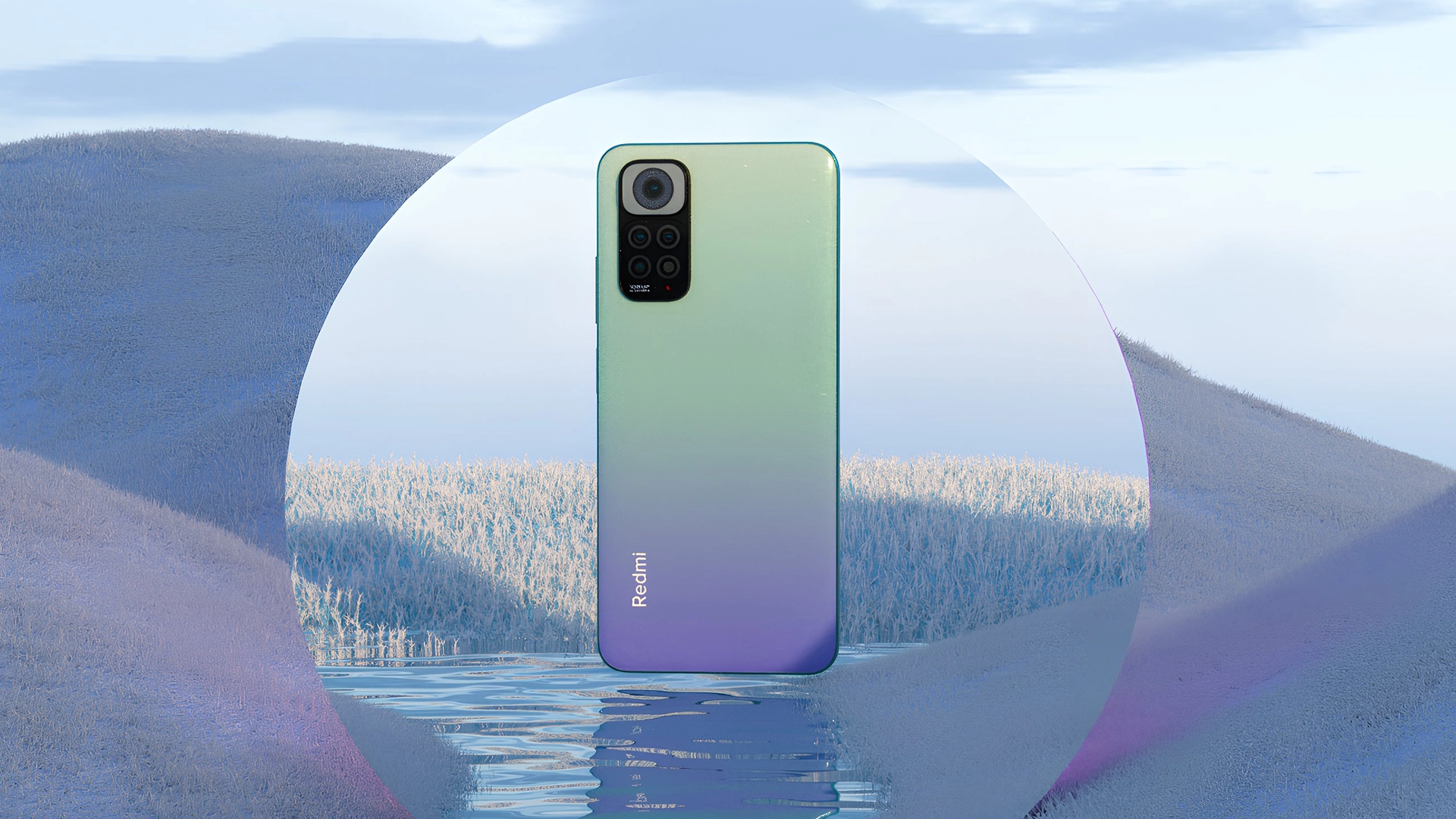 Redmi Note 11S 3D render showcasing multiple color variants by Creative Apes