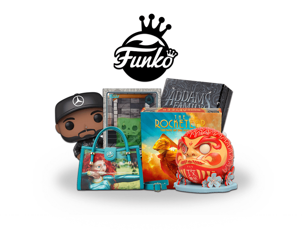 A collection of Funko made products