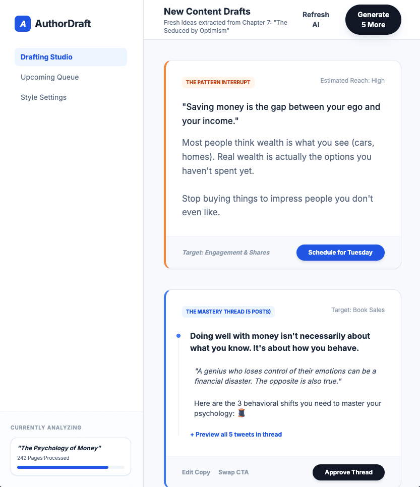 An image of Freelio's project ui
