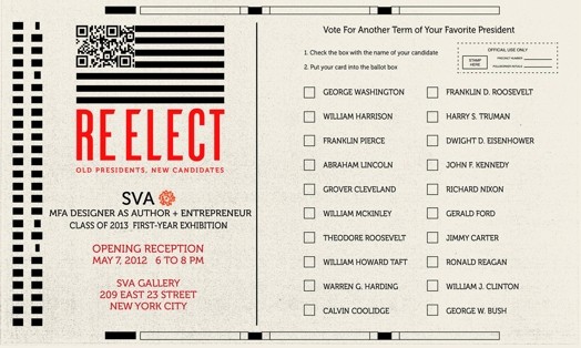 REELECT event poster