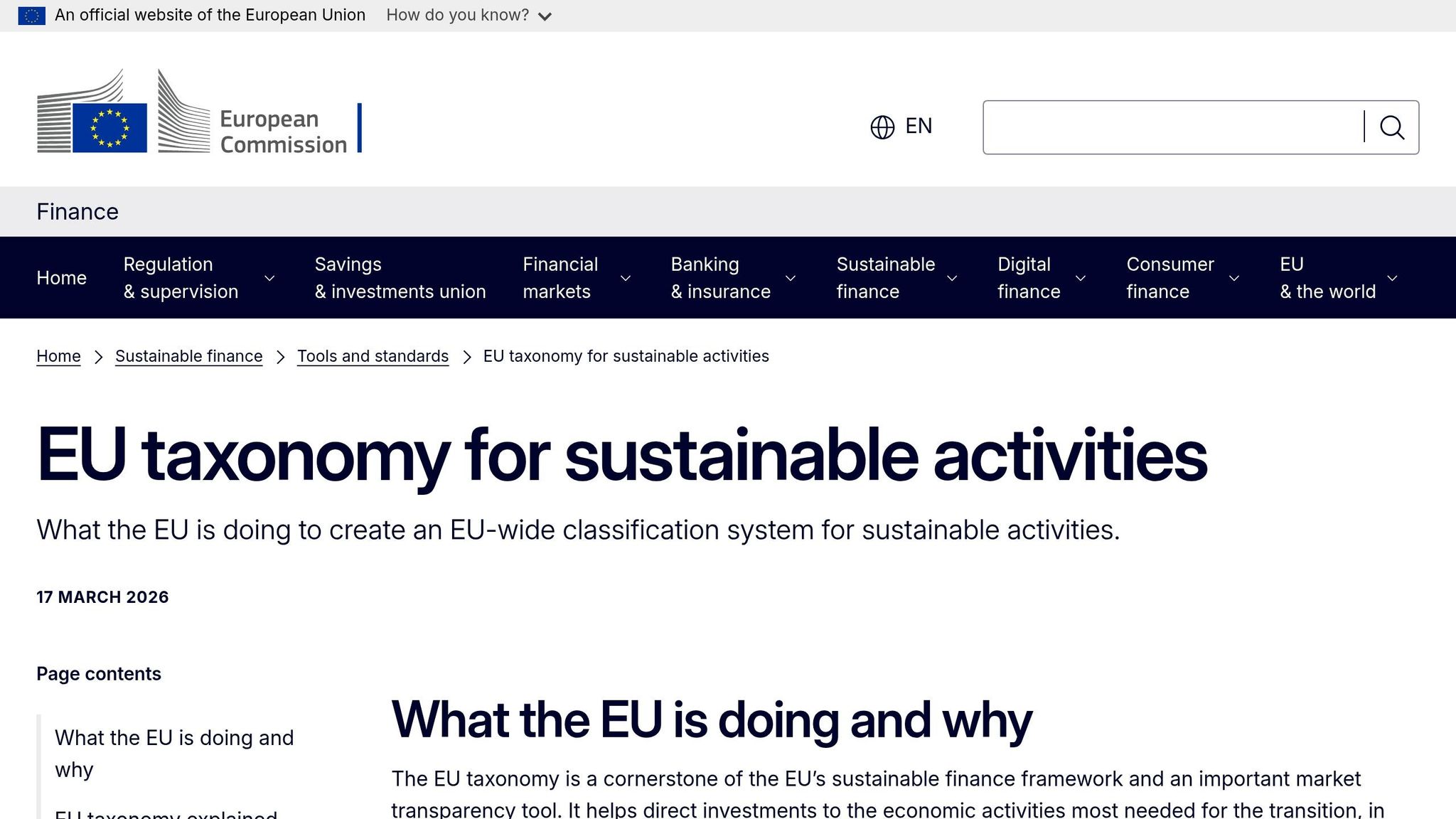 EU Taxonomy