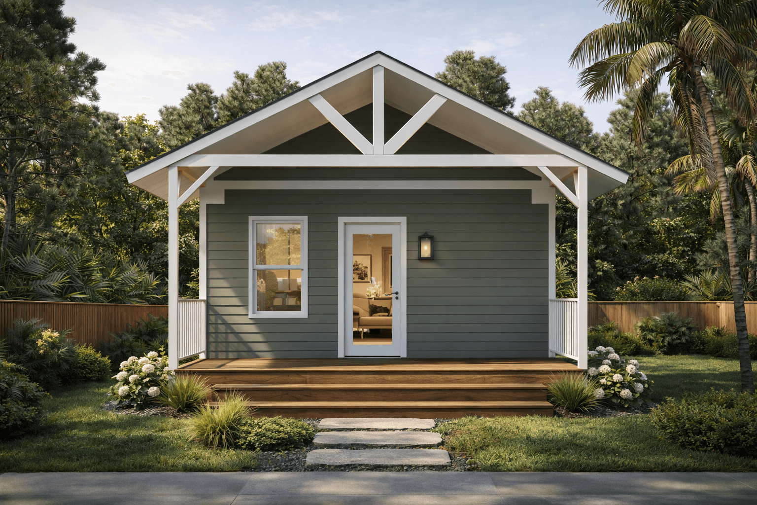 Luxury custom ADU designed to complement a high-end residential property