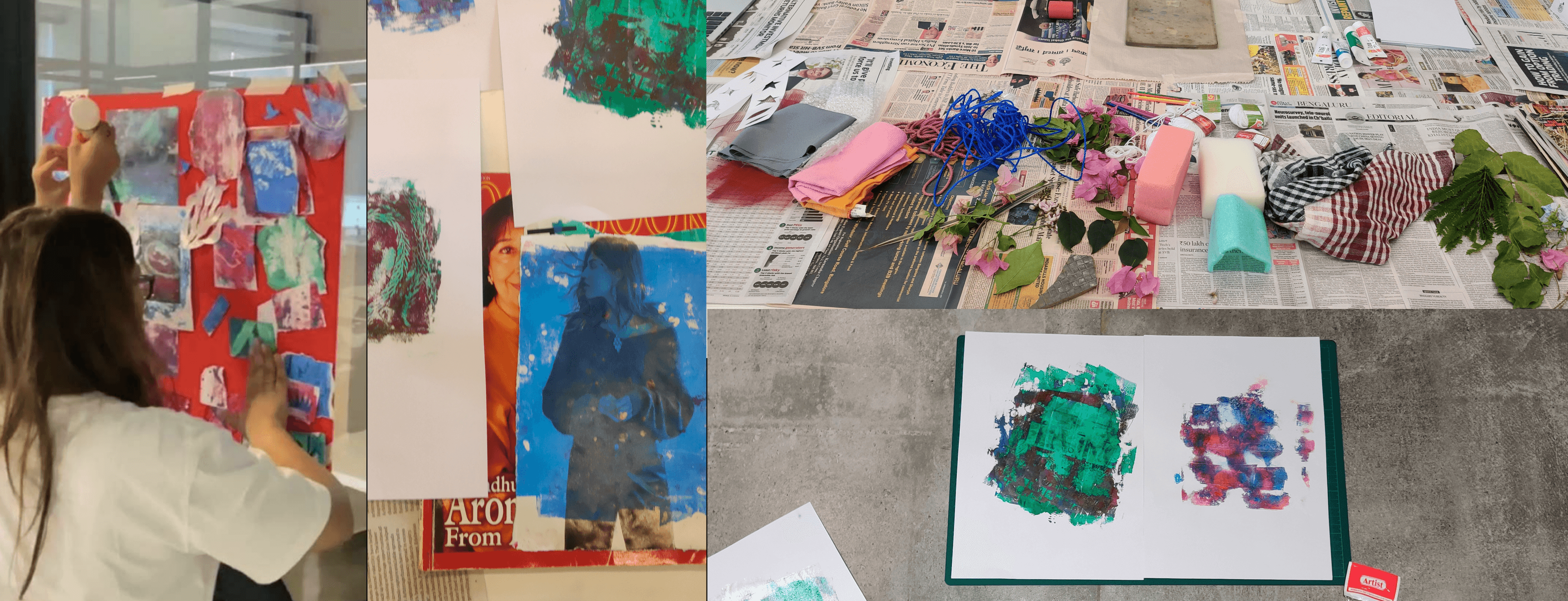 Monotypes and Lithography