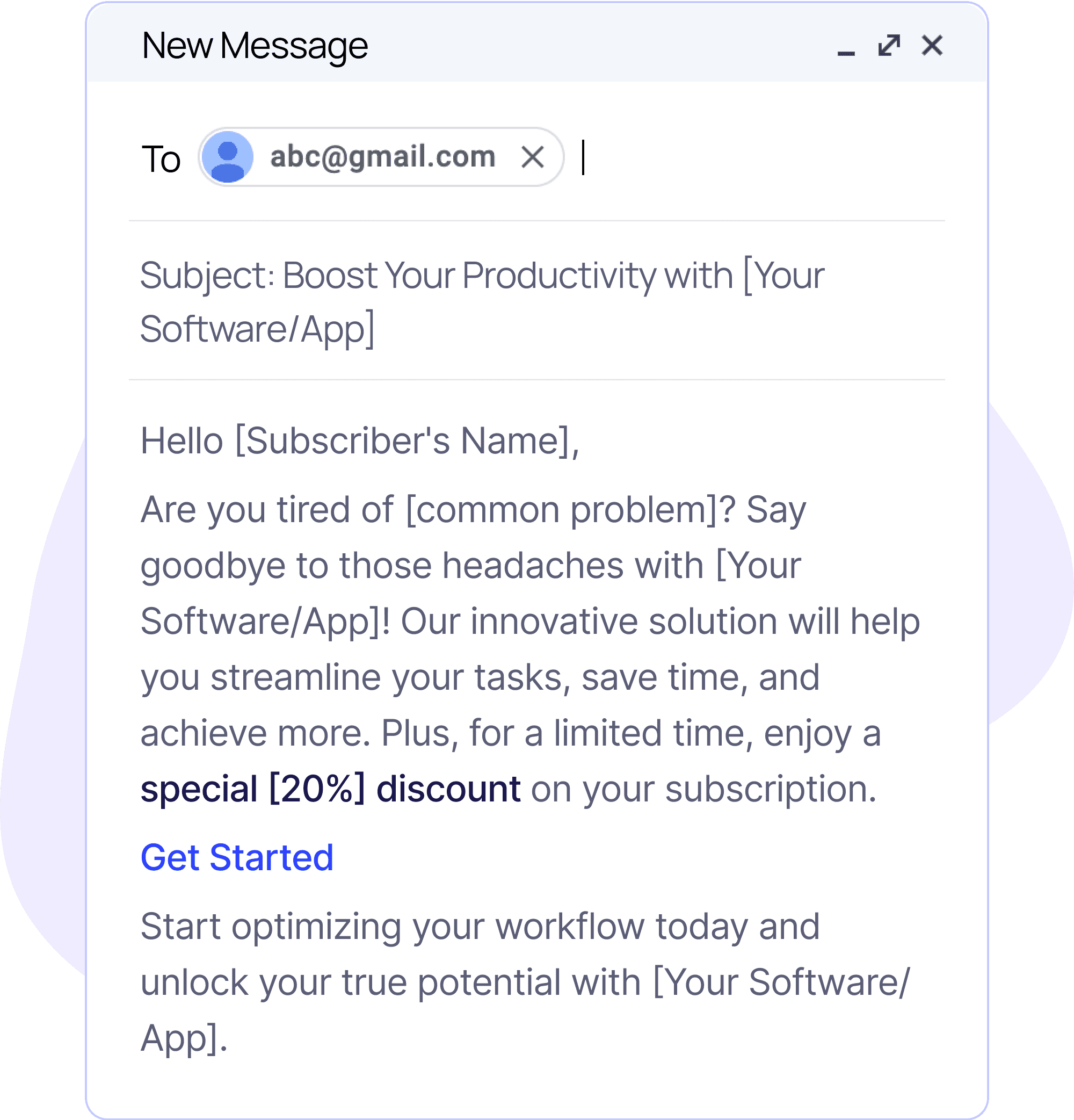 Promotional Email Generator Step - 4