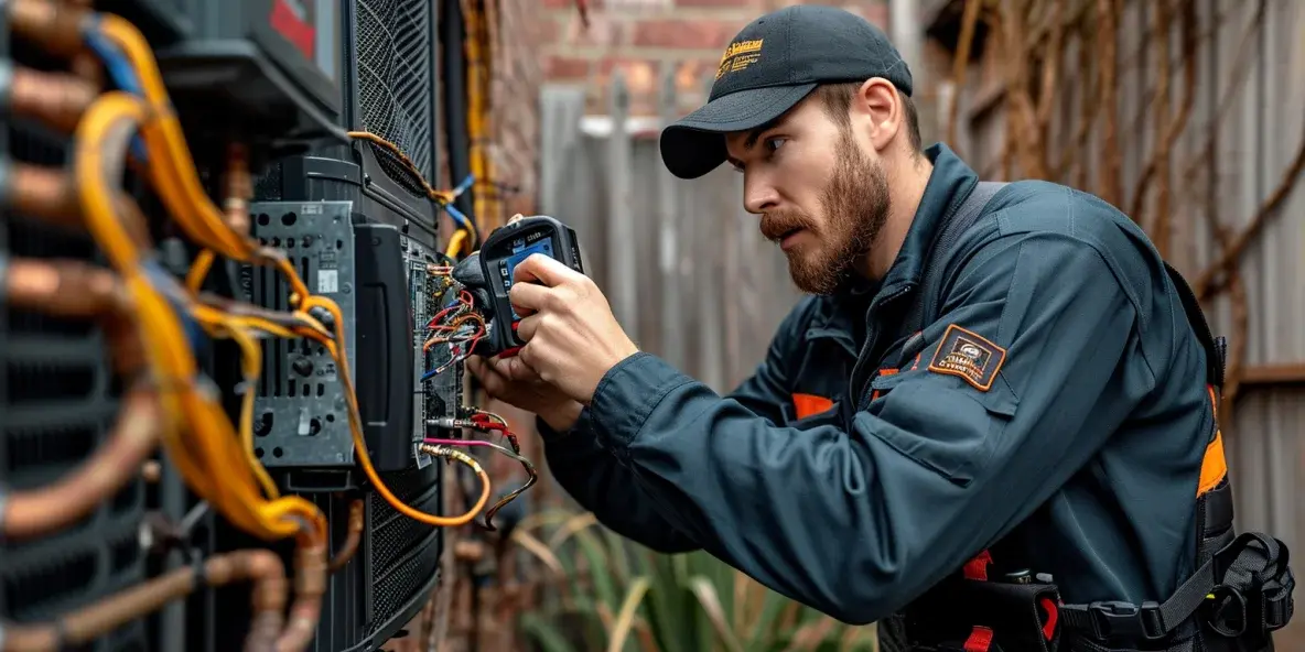 Modern blue aquarium