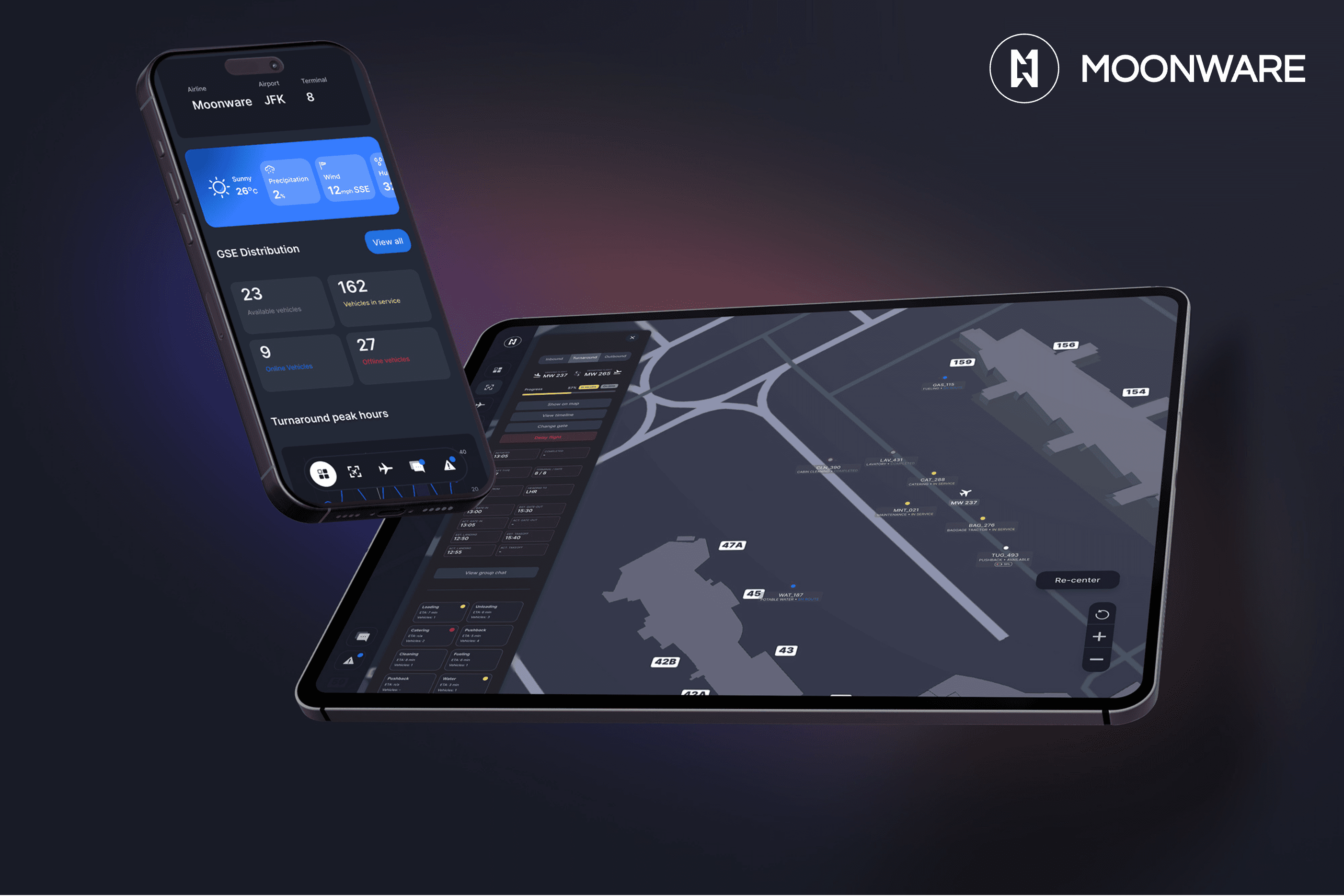 Moonware’s HALO Ground Traffic Control platform. Courtesy of Moonware.