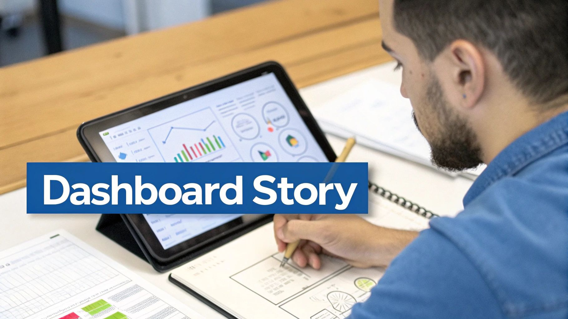 A well-designed customer experience dashboard on a laptop screen