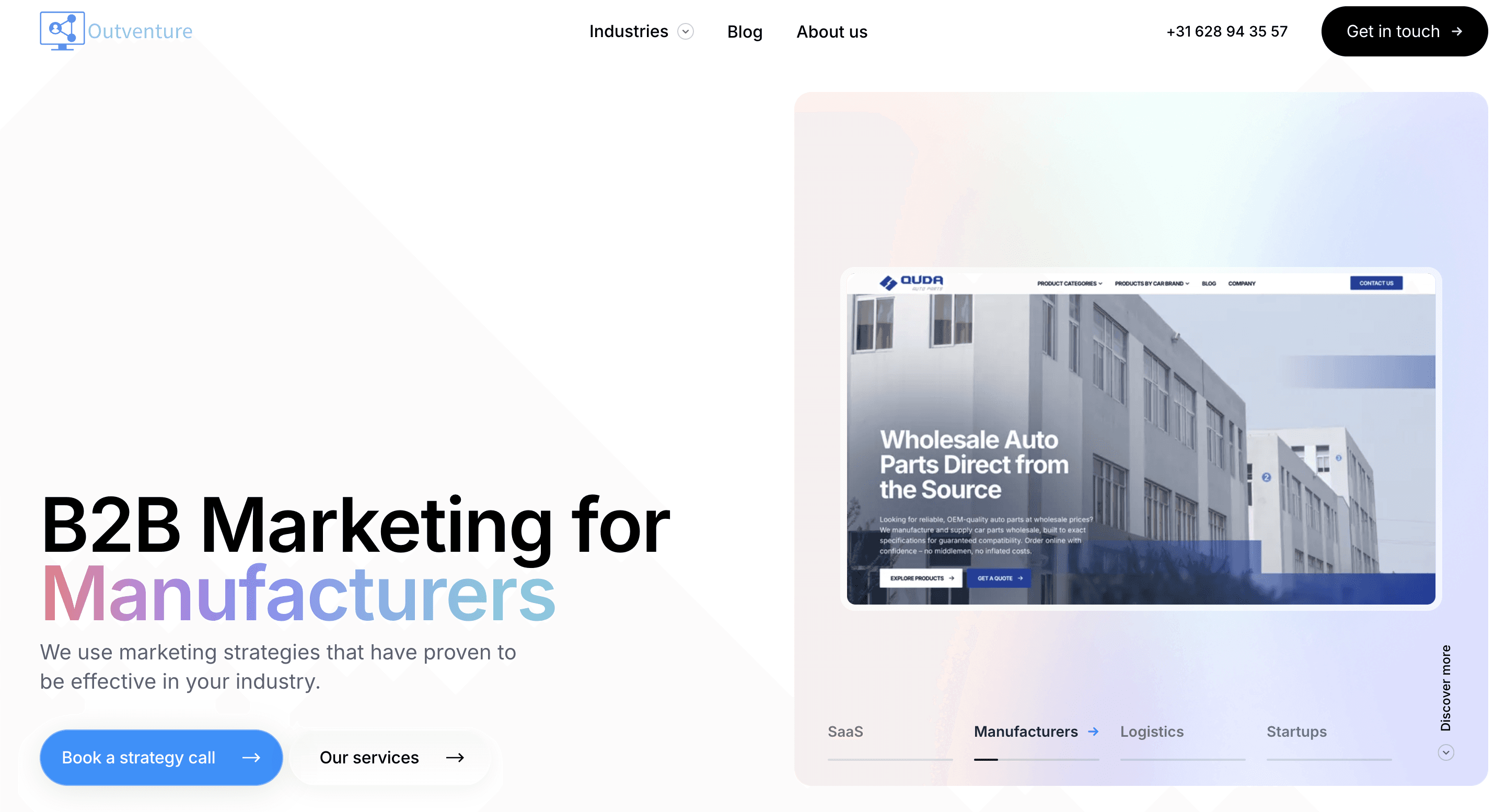 Outventure: digital marketing agency focused on SEO, paid ads, and lead generation services