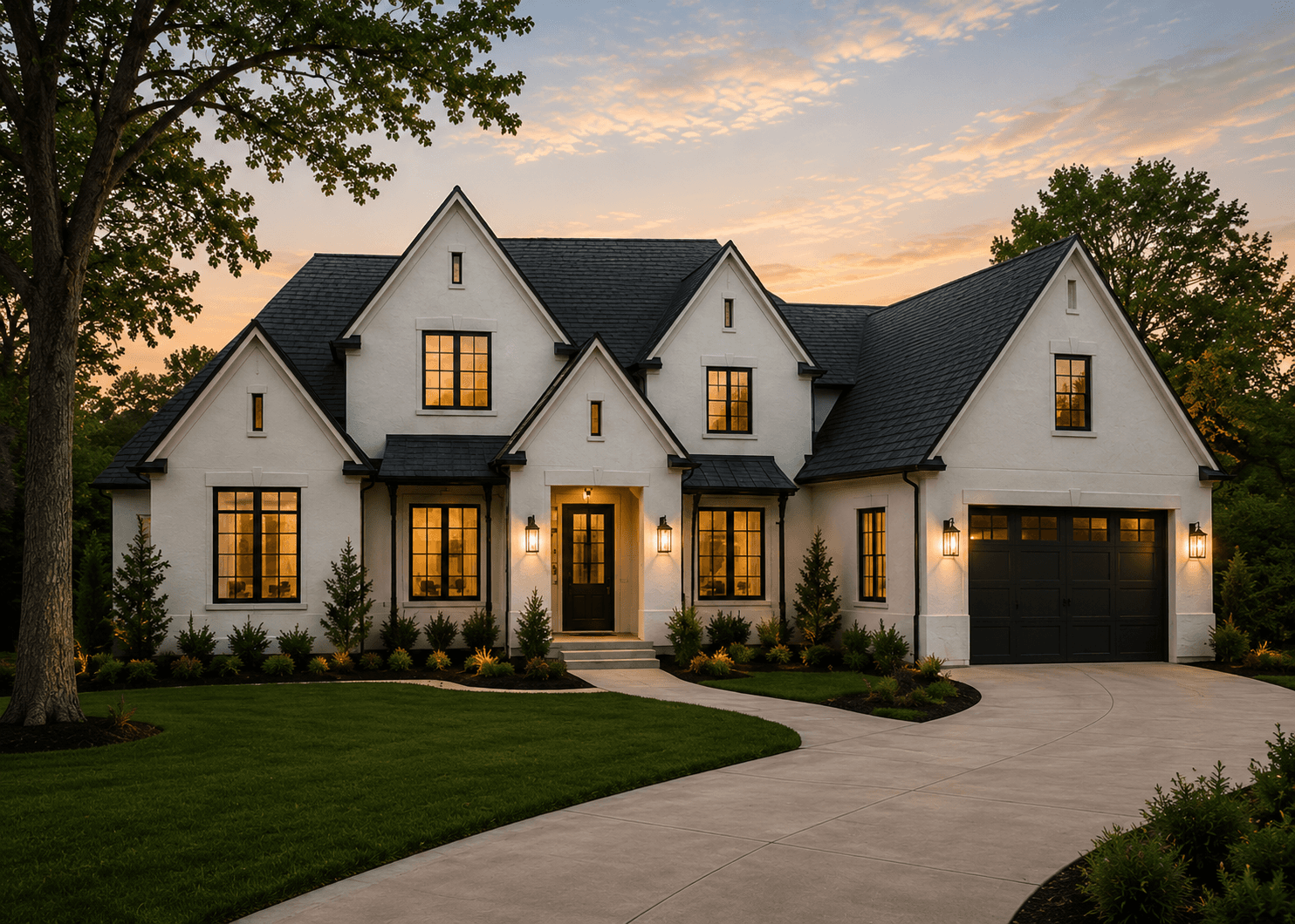 Custom home built by Randall Homes