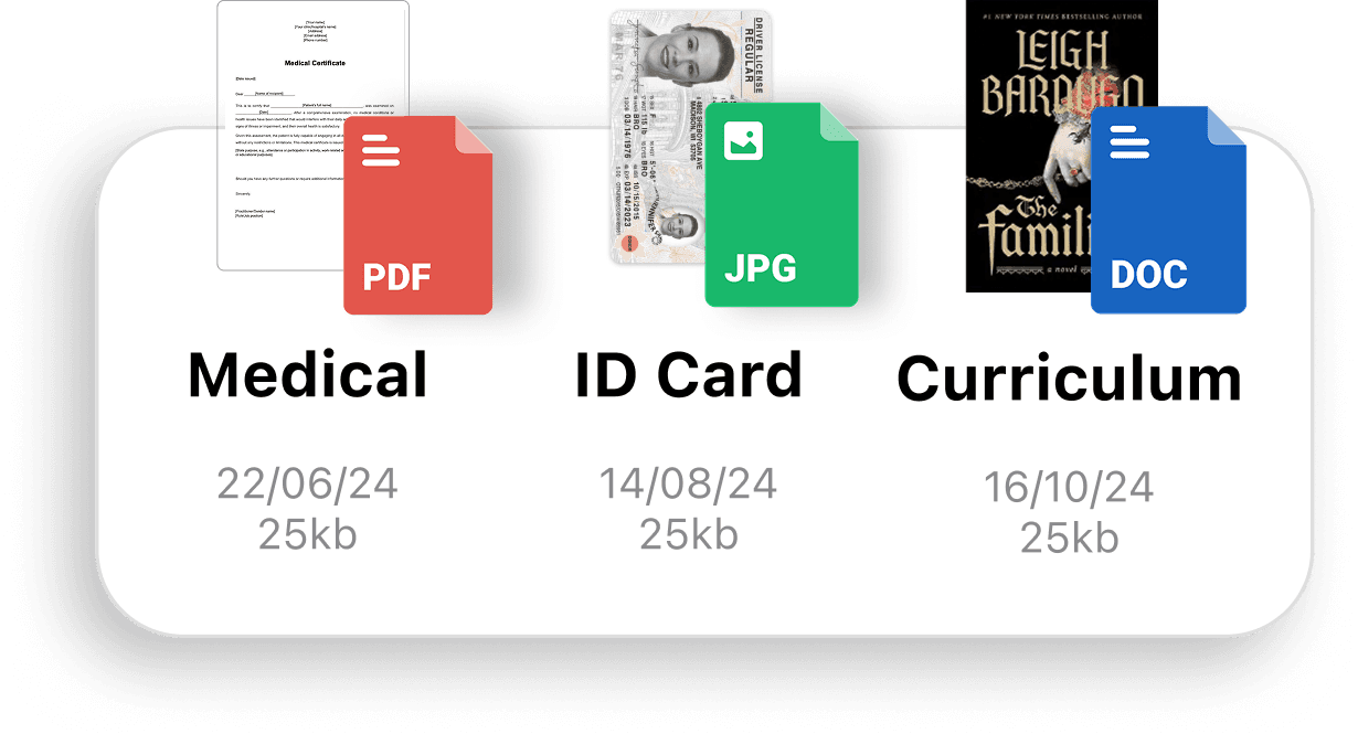 Upload files from device