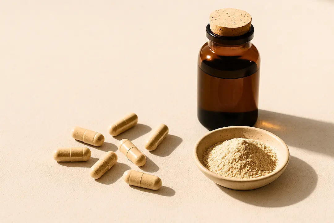 Ashwagandha Pillen Pulver Extrakt