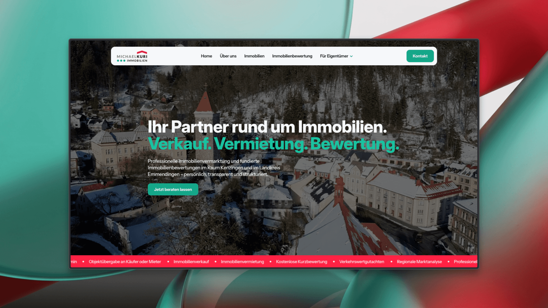 Tablet showing Streamline CRM UI