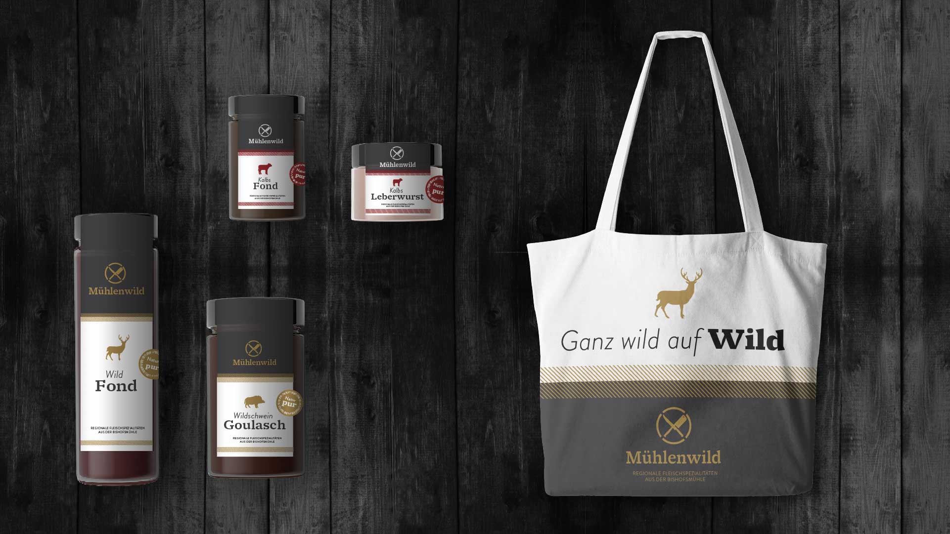 Verpackungsdesign für Mühlenwild – traditionell inspiriert und modern umgesetzt