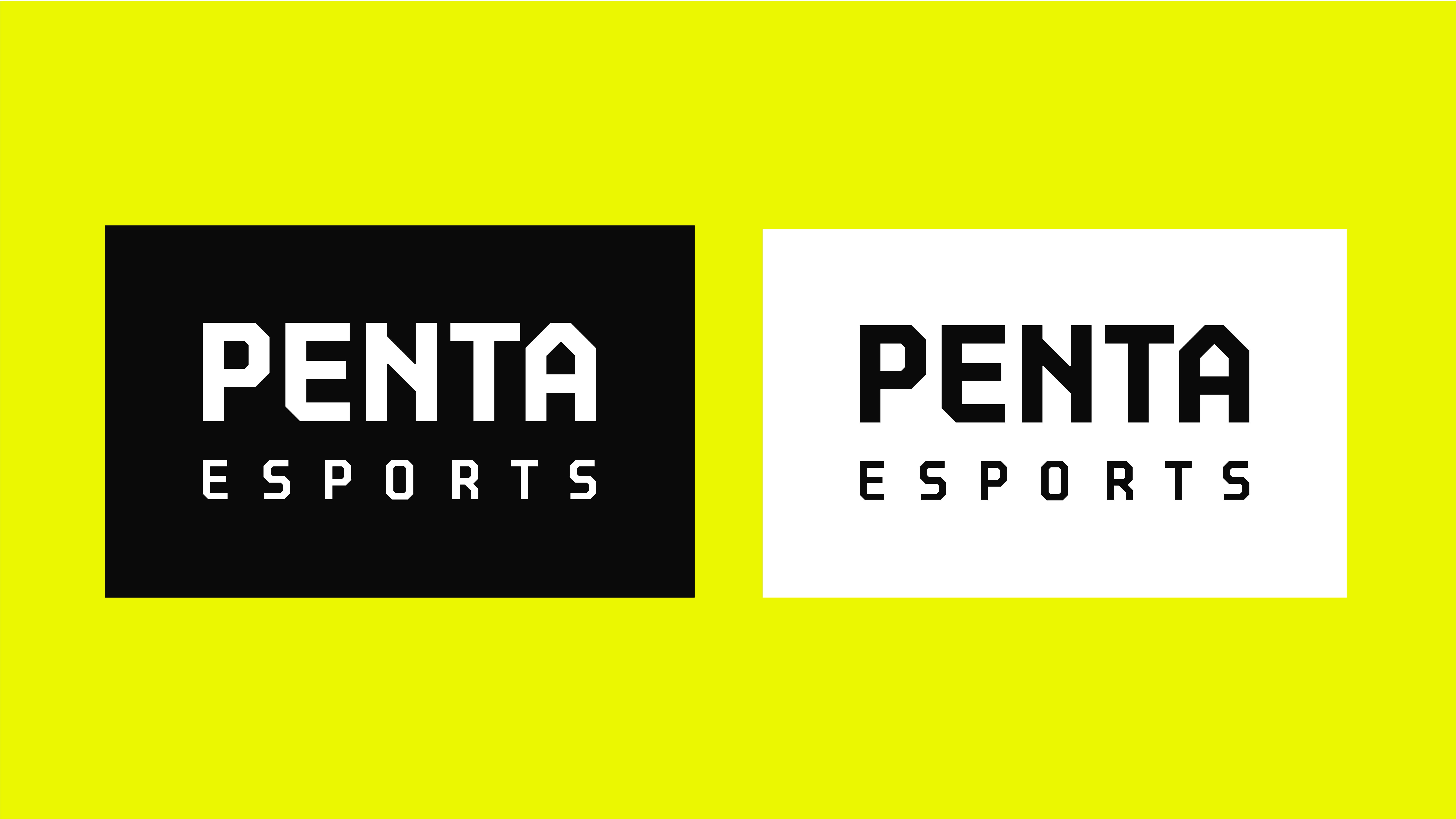 Penta Esports brand logo designed by BMEG, featuring a modern "P" integrated with the number 5 and a circular radar device symbolizing gamer focus, set against a high-tech gaming aesthetic.