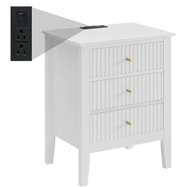 Wavy nightstand – A stylish and functional furniture piece, perfect for any modern home.