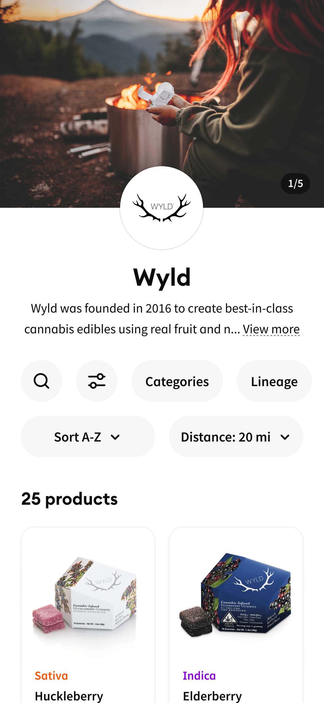 Wyld Mobile UI