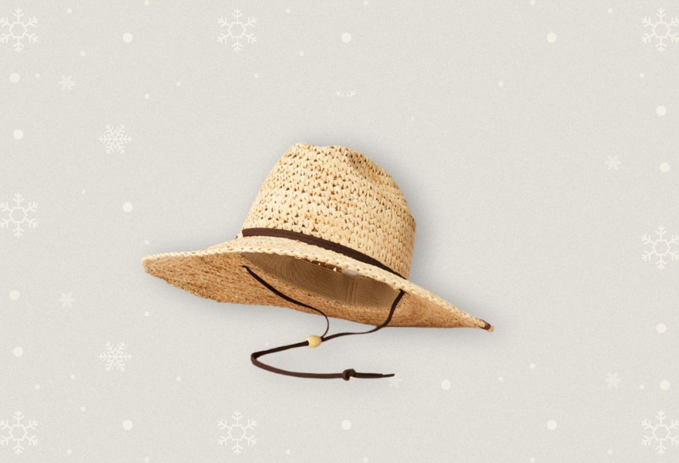 Ripcurl crushable straw sun cowgirl hat