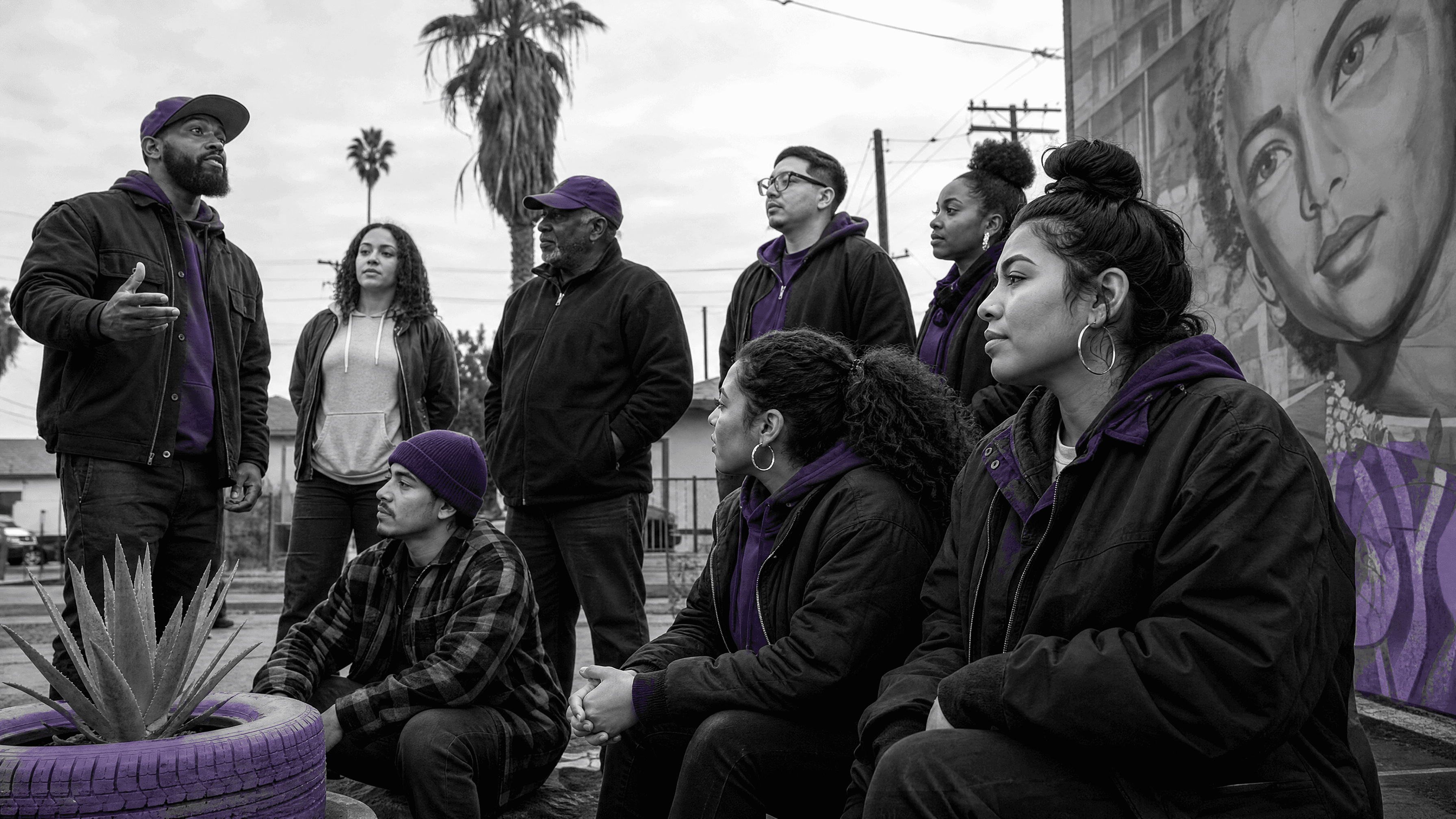 South Los Angeles community members gathered with confidence and purpose.