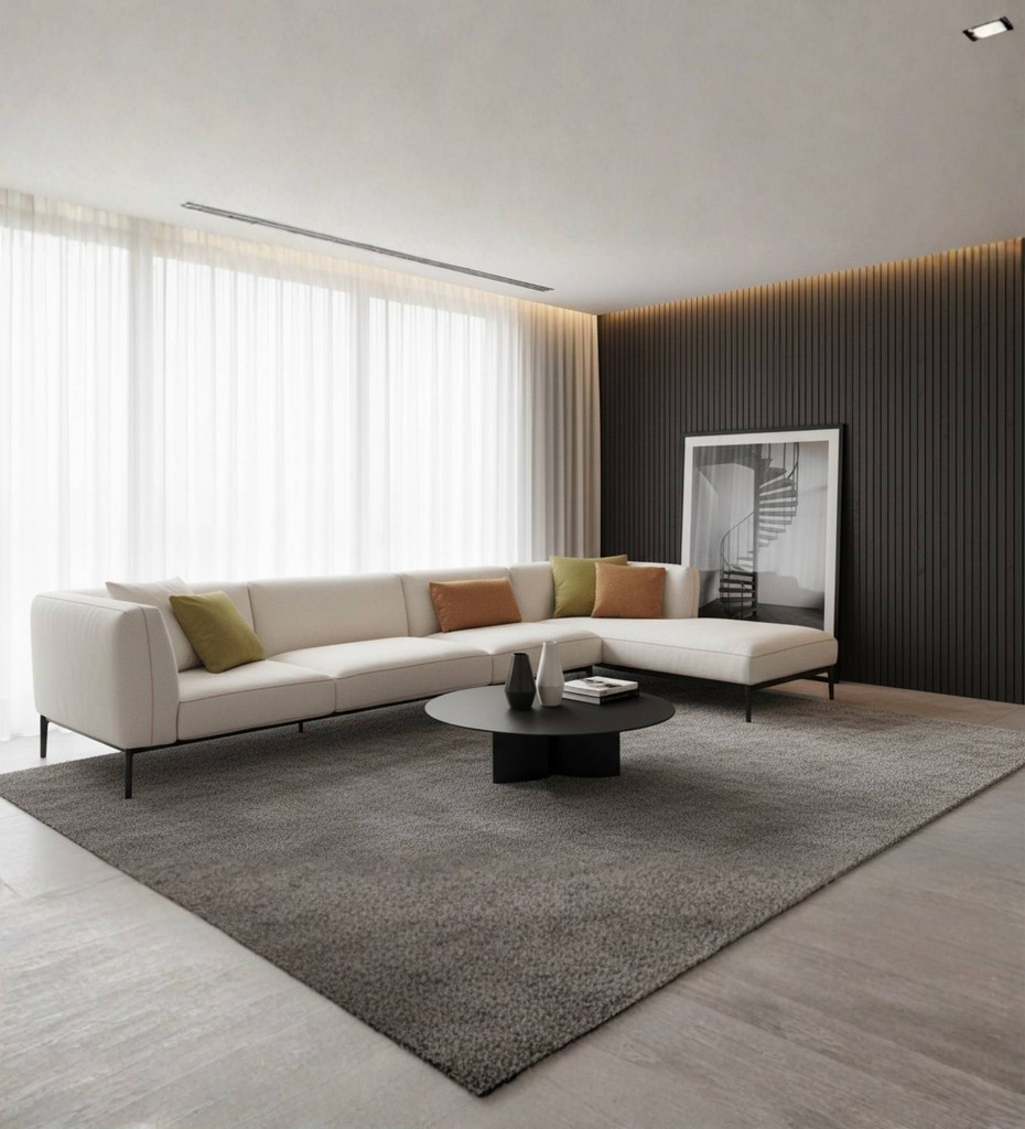 Luxury contemporary cane sofa with teal upholstery and wooden frame