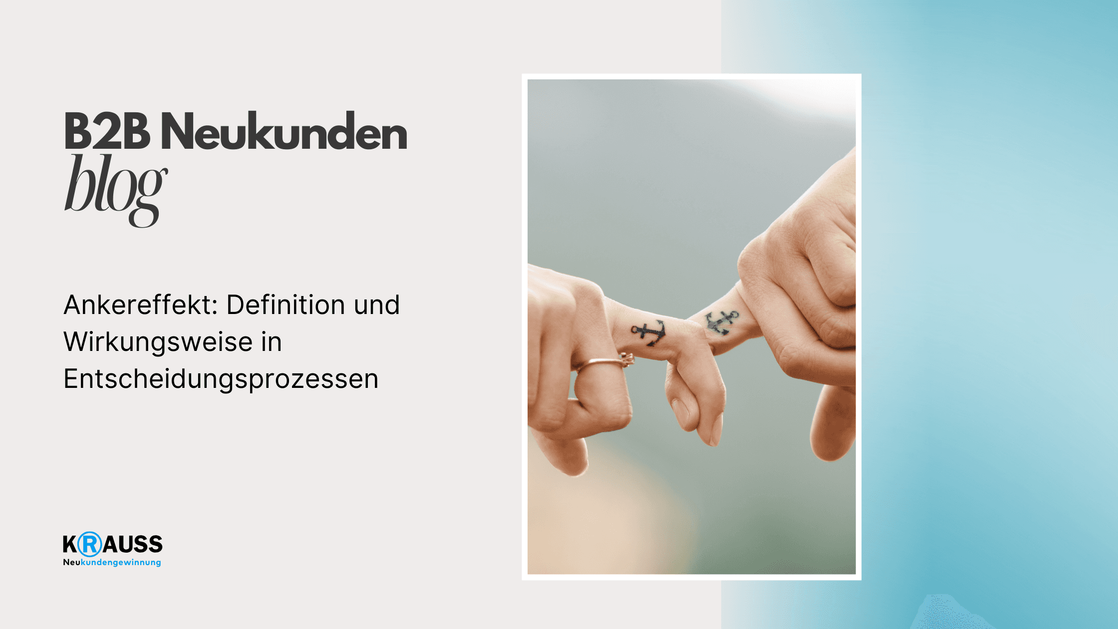 Ankereffekt: Definition und Wirkungsweise in Entscheidungsprozessen