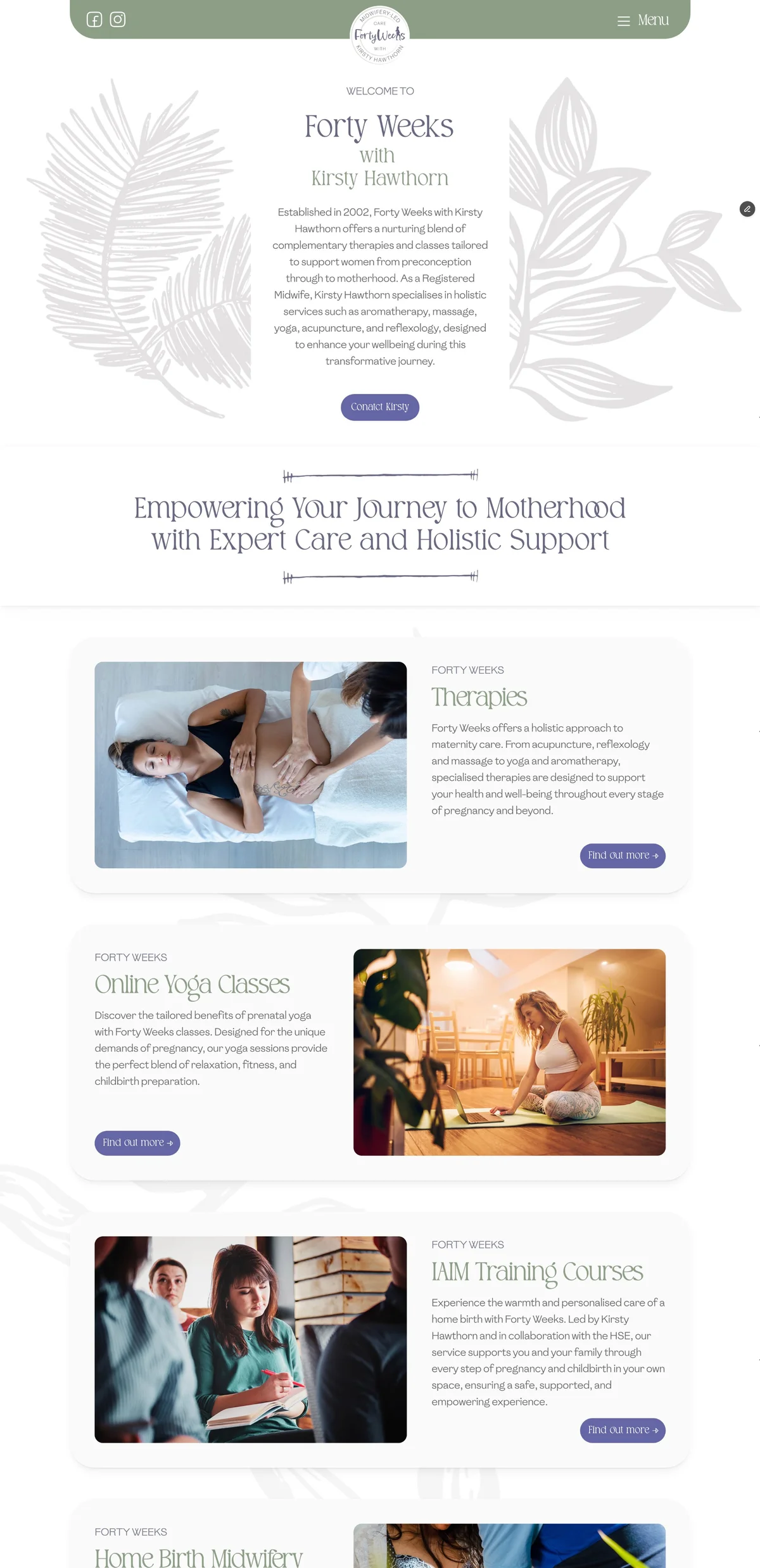 Forty Weeks with Kirsty Hawthorn Mockup