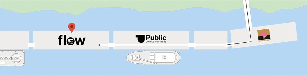 Lageplan vom Ponton auf der Anlage in Entenwerder.