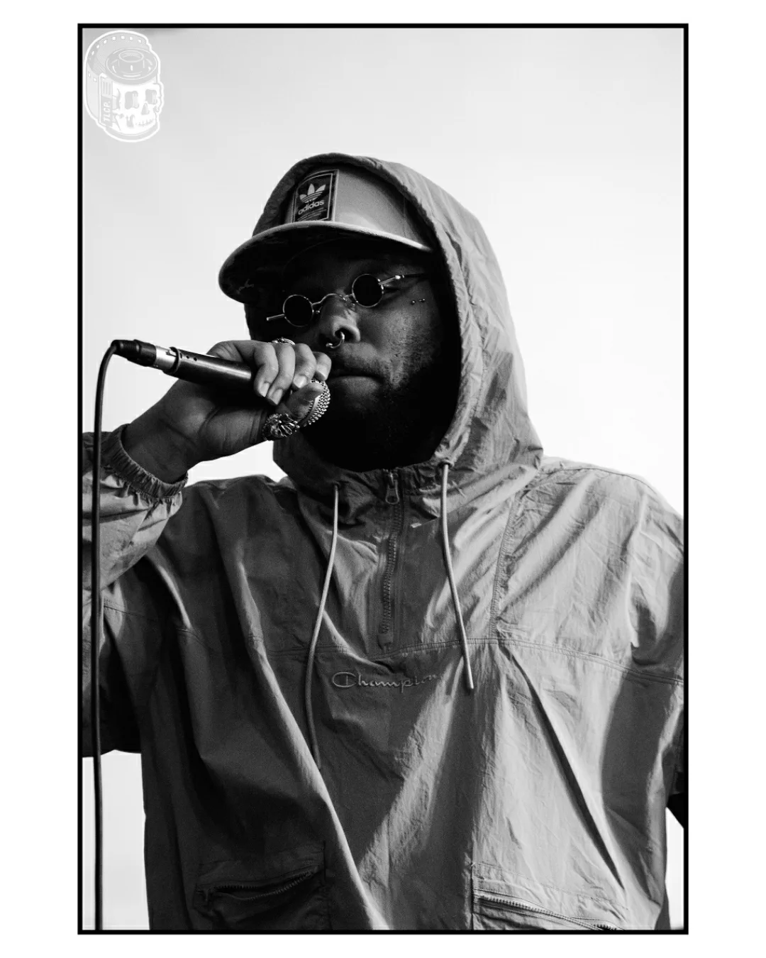Music producer sitting in his studio