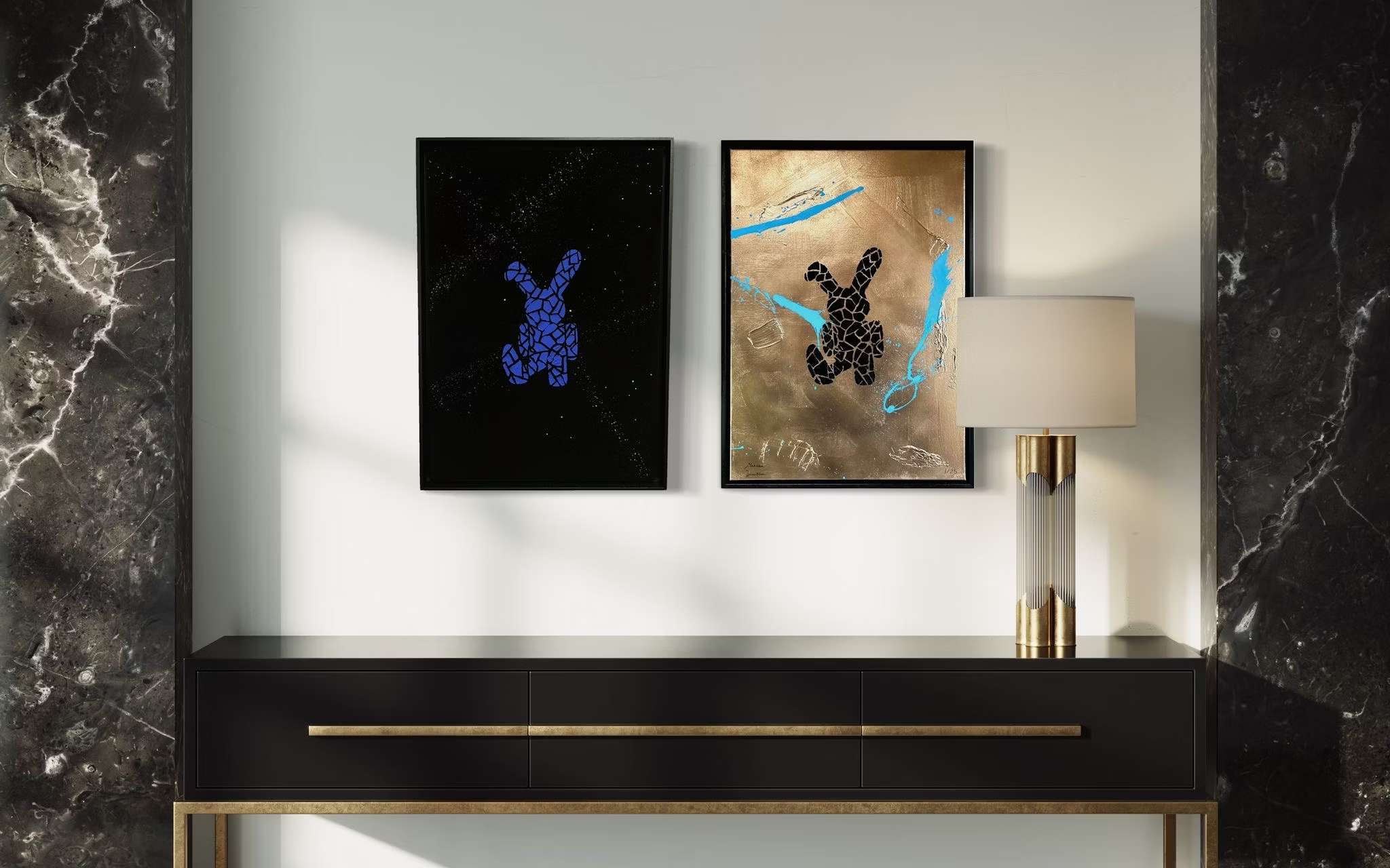 twee schilderijen van artbystam