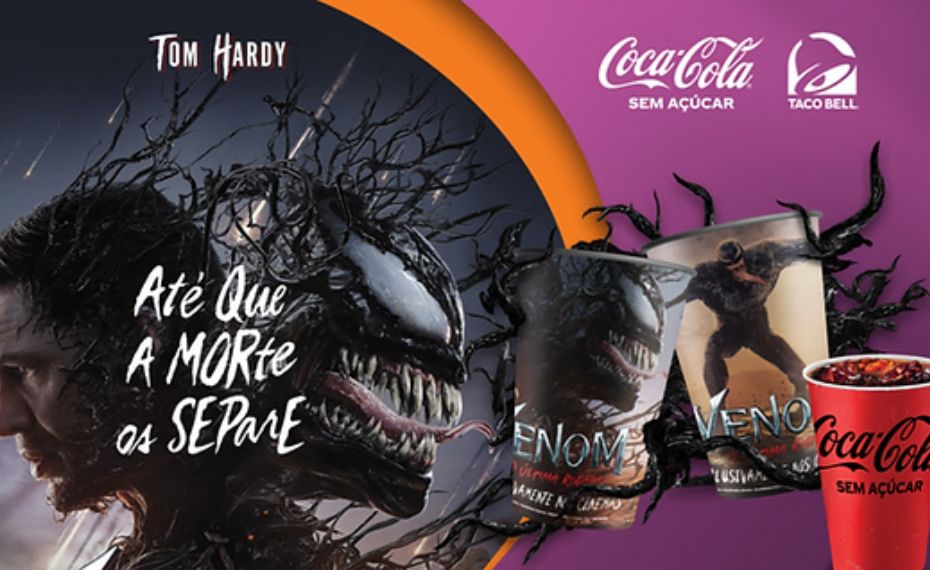 Taco Bell e Coca-Cola se unem em promoção do filme “Venom: A Última Rodada”
