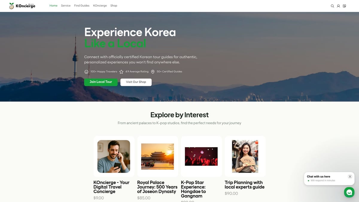 Korean Private Tour Guide: Discover Korea Your Way in 2026 - KOncierge: The Digital Solution for Personalized Korean Tours