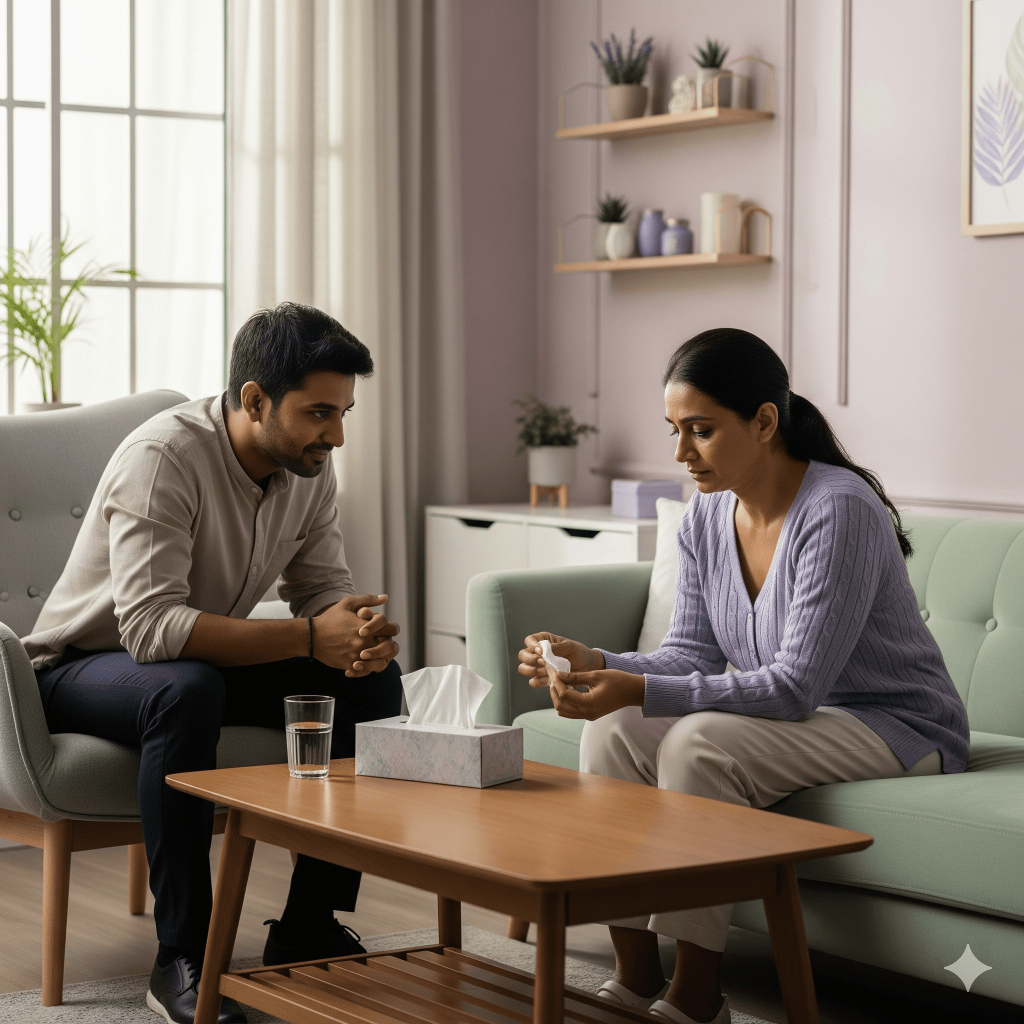 Counseling session for trauma recovery