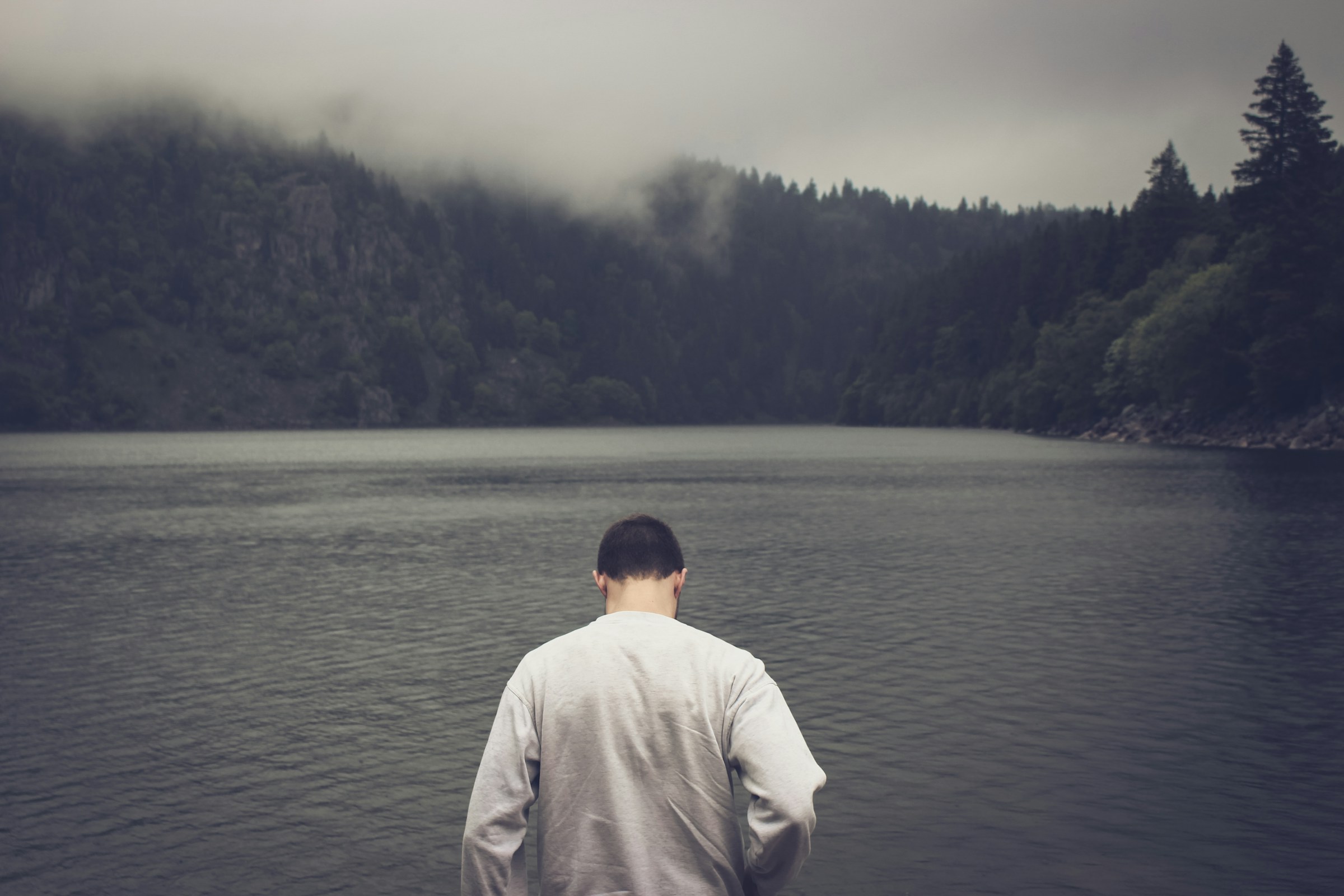 Person Standing along river - How to Stop Watching Porn