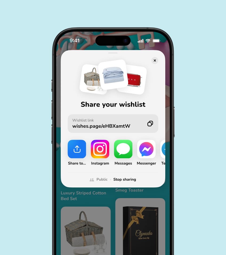 Share with Family and Friends