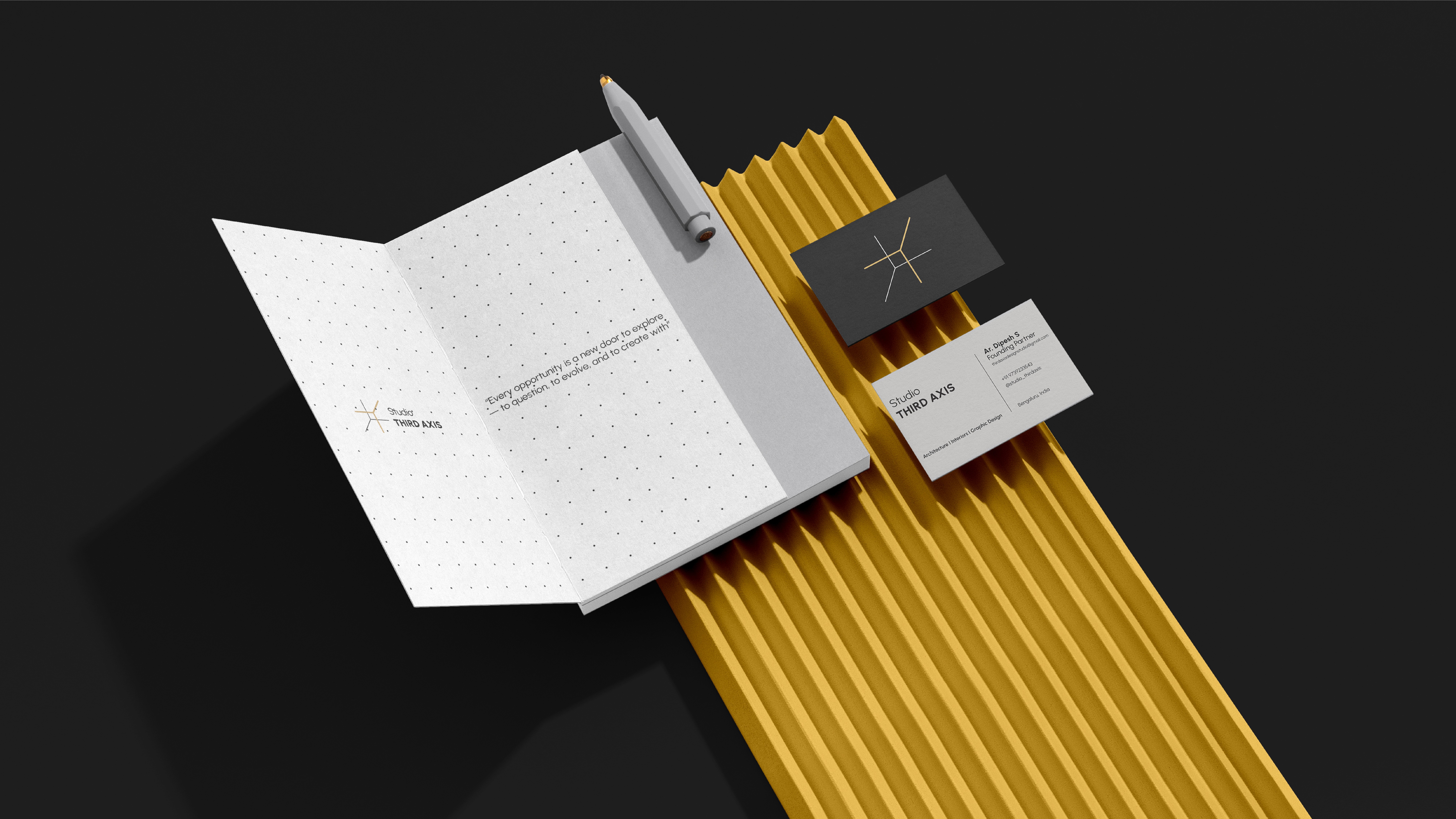 Project showcase image featuring a modern, refined interior.