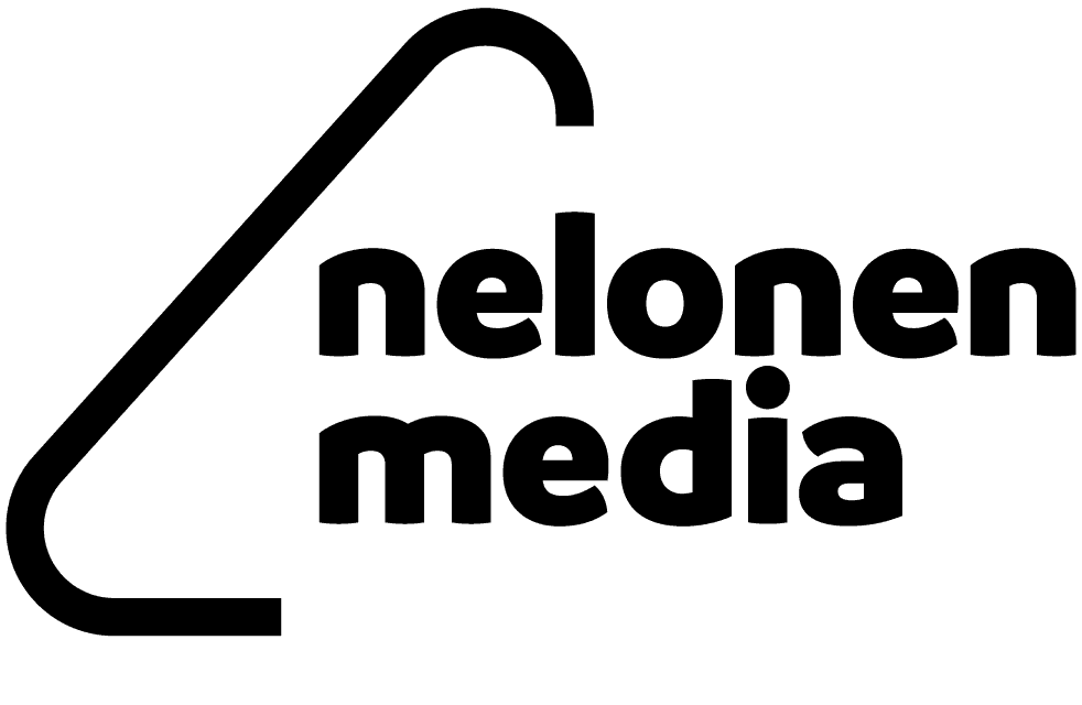 Nelonen Media logo dark with transparent background
