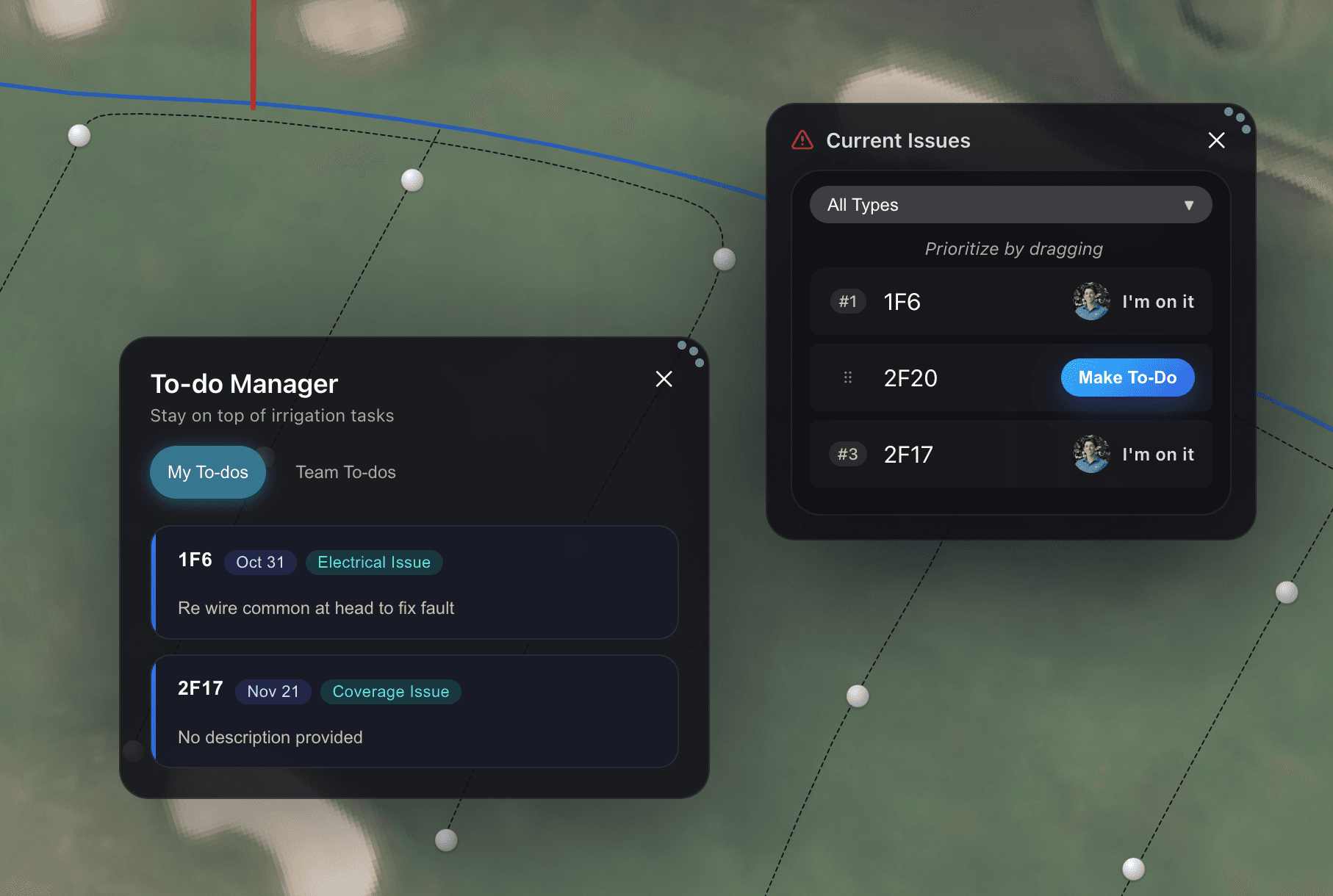 AI suggesting actions like "Optimize onboarding flow" and "Raise pricing tier" based on user data.