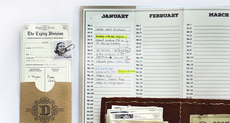 vintage calendar appointment