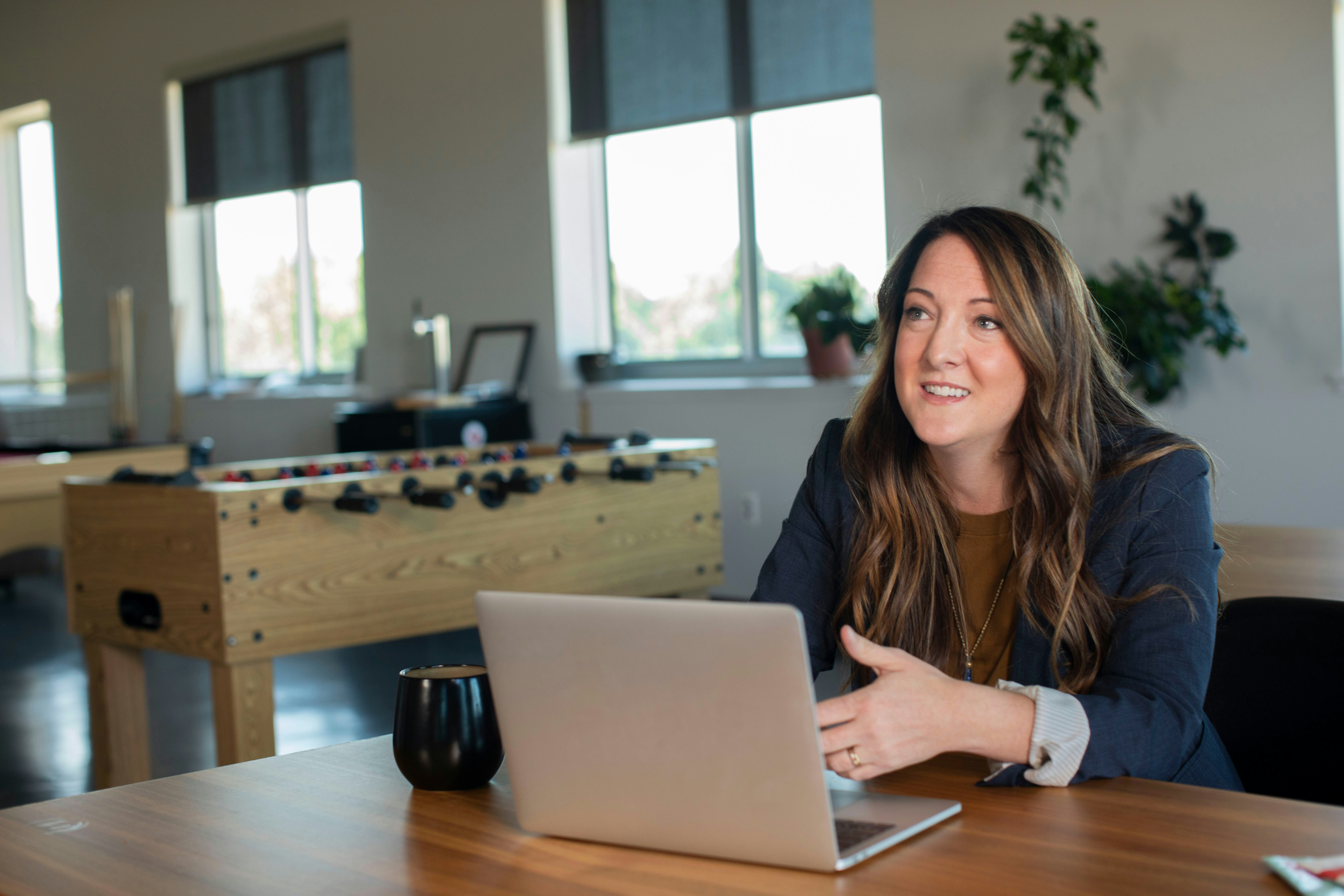 First-time homebuyer using silver macbook