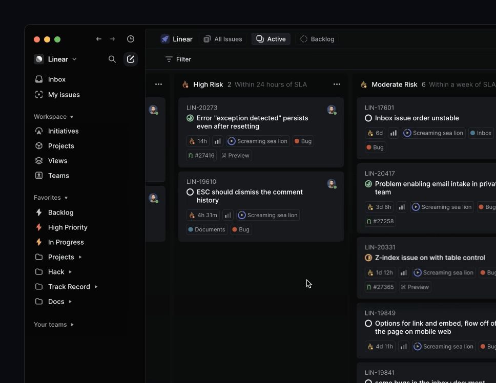 SLA Grouping - DND Cards