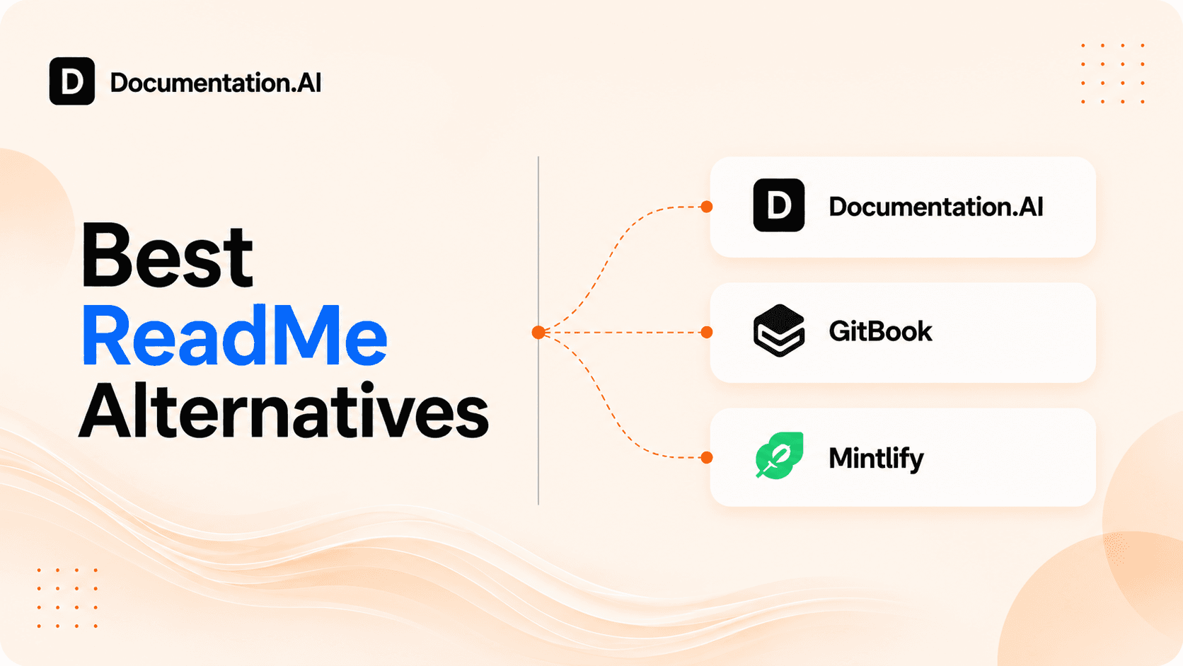 Top 3 ReadMe alternatives for documentation in 2026: Documentation.AI, GitBook, and Mintlify compared