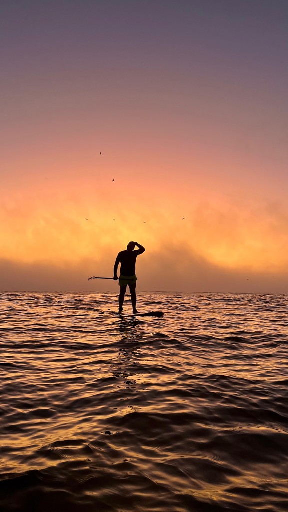 Man doing stunt at beach