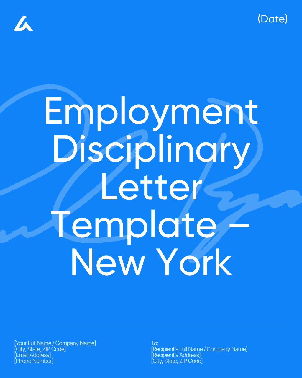 Employment Disciplinary Letter Template – New York