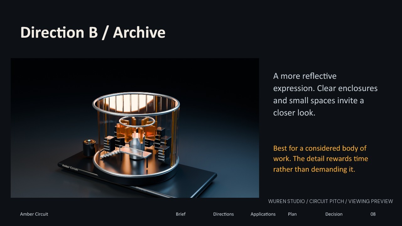 Circuit Pitch Studio — Direction B / Archive