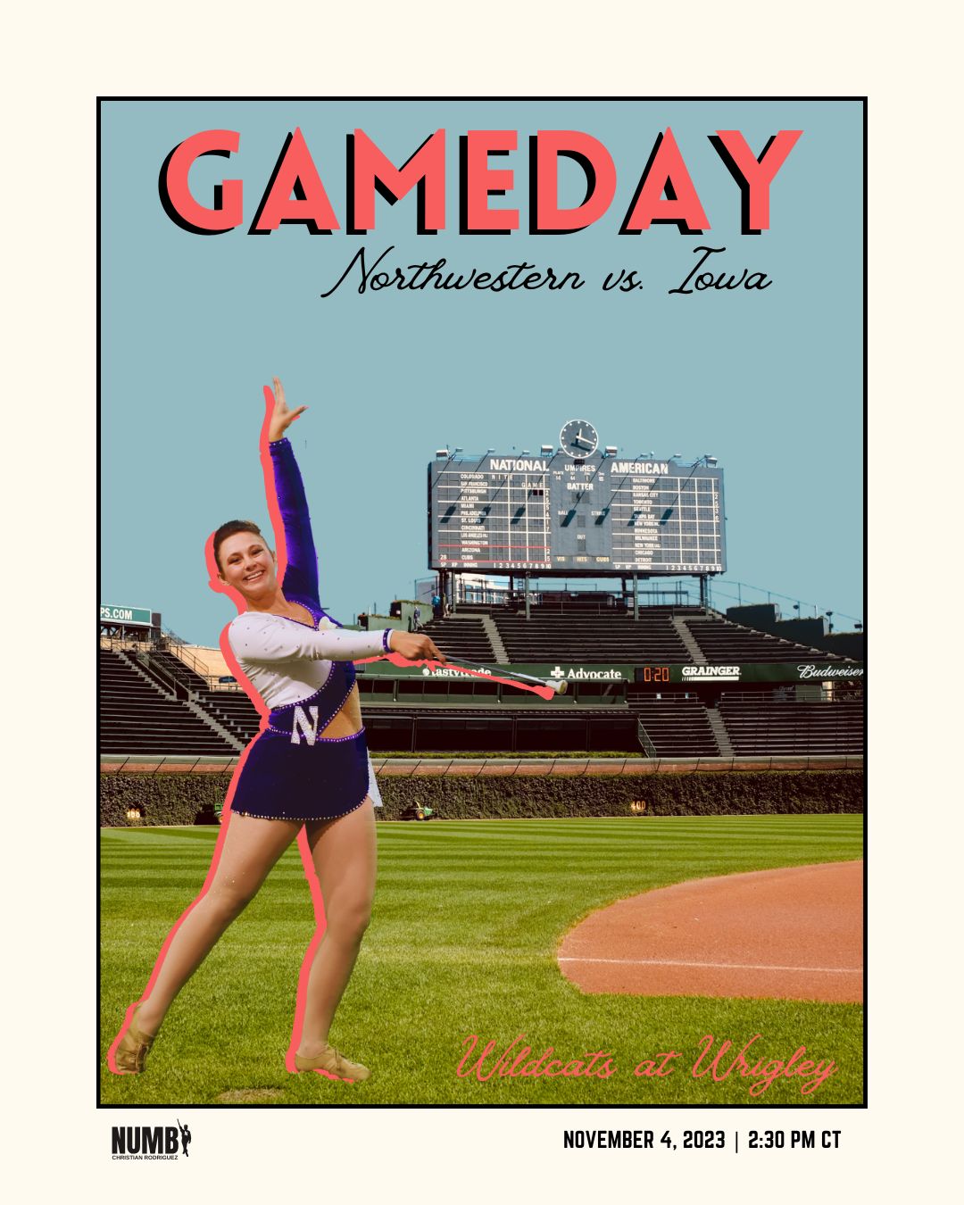 Gameday Poster Wrigley