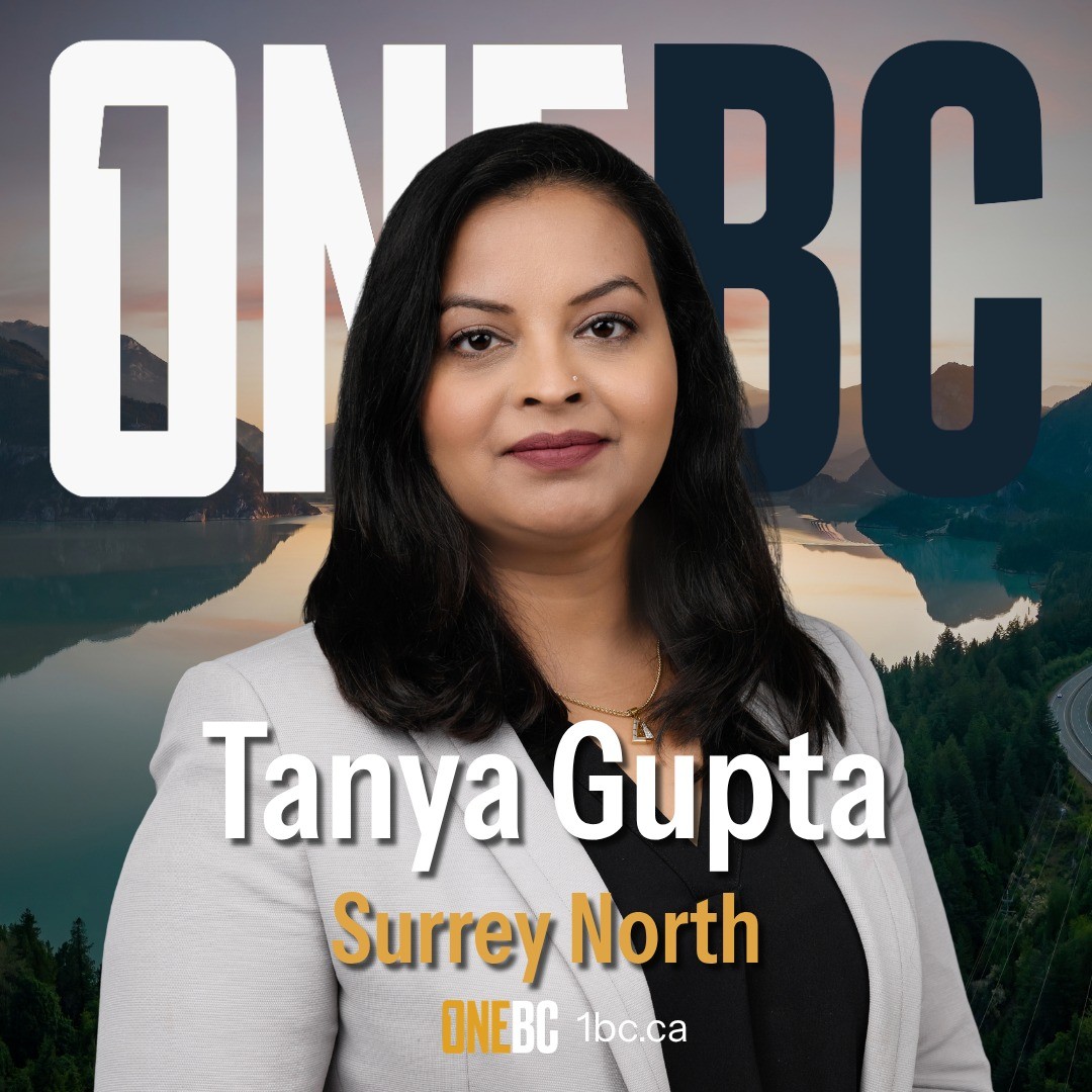 Tanya Gupta, OneBC Candidate