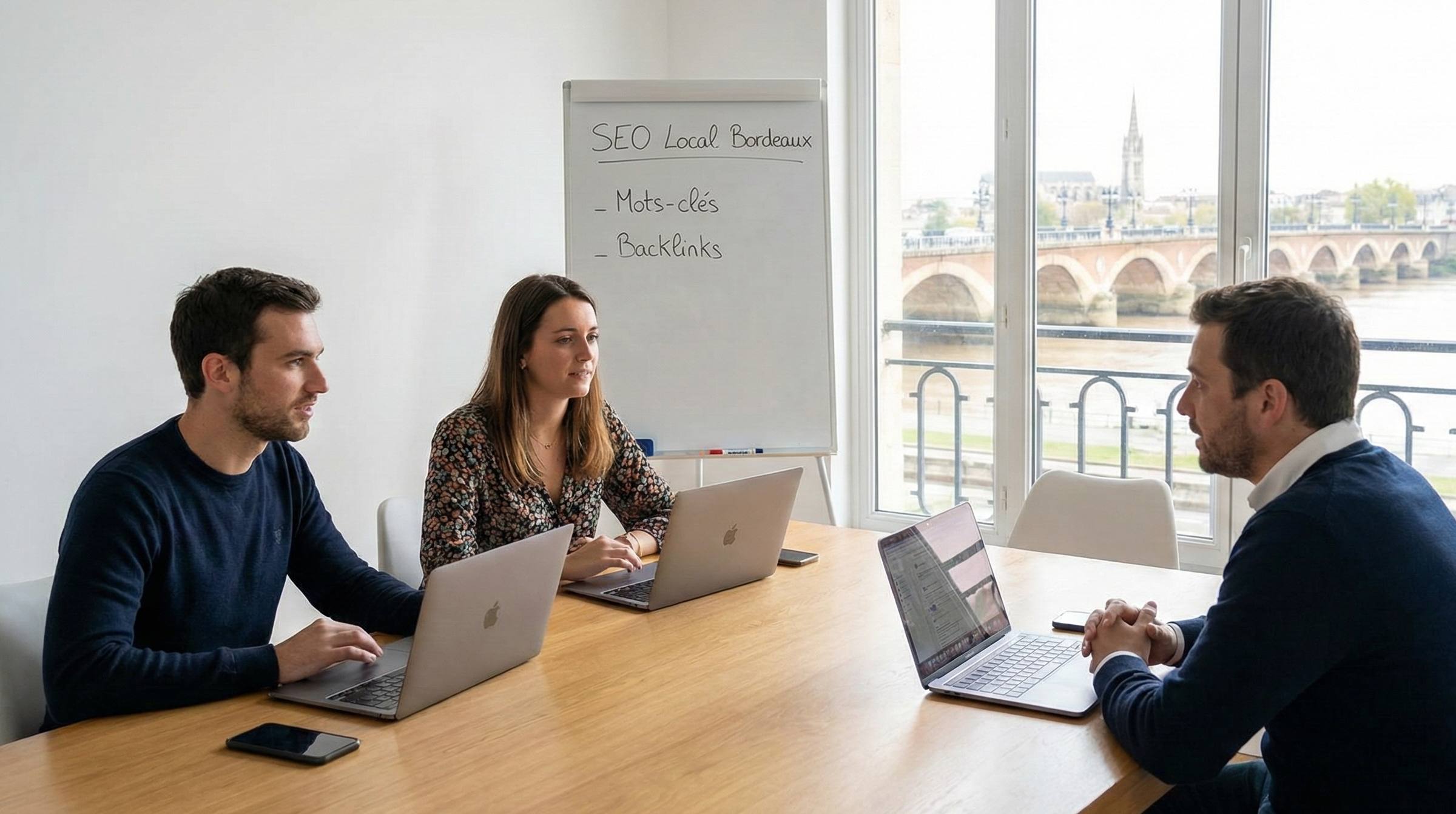 une agence seo qui explique le référencement à son client