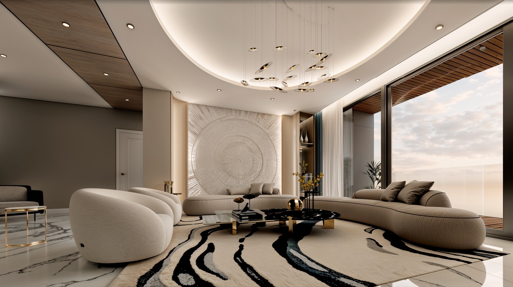 Image of a modern interior design space.