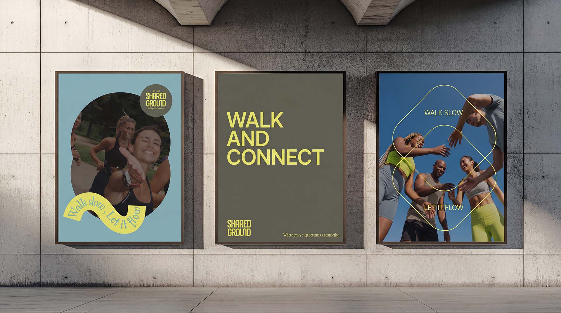 Shared Ground brand identity and motion design by Unpeel